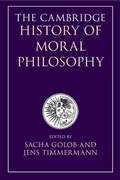 Cover: The Cambridge History of Moral Philosophy - Cambridge University Press