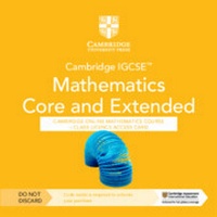 Enlarge image Cover: Cambridge IGCSET Mathematics Core and Extended Cambridge Online Mathematics Course - Class Licence Access Card (1 Year Access) - Cambridge University Press