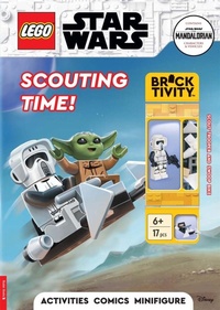 Enlarge image Cover: LEGO (R) Star Wars (TM): Scouting Time Activity Book (with Scout Trooper minifigure and swoop bike) - Buster Books