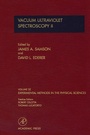 Cover: Vacuum Ultraviolet Spectroscopy II - Academic Press
