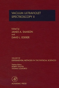 Enlarge image Cover: Vacuum Ultraviolet Spectroscopy II - Academic Press