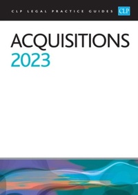 Abbildung von: Acquisitions 2023 - The University of Law Publishing Limited