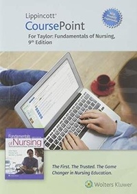 Enlarge image Cover: Lippincott CoursePoint Enhanced for Taylor's Fundamentals of Nursing - WOLTERS KLUWER HEALTH