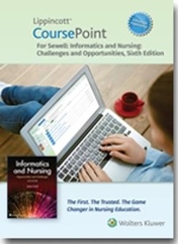 Enlarge image Cover: Lippincott CoursePoint Enhanced for Sewell's Informatics and Nursing - WOLTERS KLUWER HEALTH