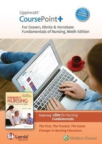 Enlarge image Cover: Lippincott CoursePoint+ Enhanced for Craven's Fundamentals of Nursing - WOLTERS KLUWER HEALTH