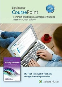 Enlarge image Cover: Lippincott CoursePoint Enhanced for Polit's Essentials of Nursing Research - WOLTERS KLUWER HEALTH