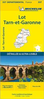 Abbildung von: Michelin Lot / Tarn-et-Garonne (Quercy) - Michelin Editions des Voyages