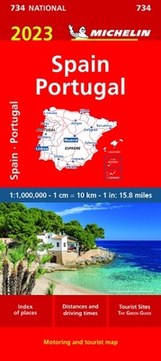 Abbildung von: Spain & Portugal 2023 - Michelin National Map 734 - Michelin Editions des Voyages