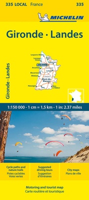 Abbildung von: Michelin Aquitanien - Bordeaux - Michelin Editions des Voyages