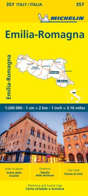 Abbildung von: Michelin Emilia Romagna - Michelin Editions des Voyages