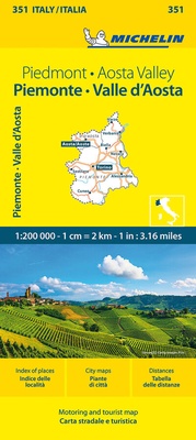 Abbildung von: Michelin Piemont, Aostatal - Michelin Editions des Voyages