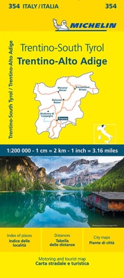 Abbildung von: Michelin Trentino - Südtirol - Michelin Editions des Voyages
