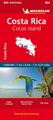 Abbildung von: Michelin Costa Rica - Michelin Editions des Voyages