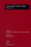 Cover: Cumulative Subject Index Volumes 1-32: Volume 34 - Academic Press