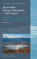 Abbildung von: Renewable Energy Arbitration - Quo Vadis? - Martinus Nijhoff