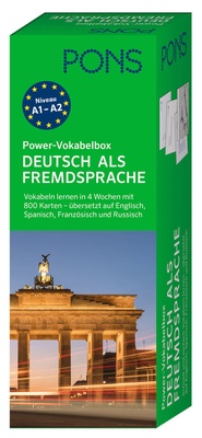 Abbildung von: PONS Power-Vokabelbox Deutsch als Fremdsprache - PONS Langenscheidt