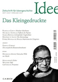 Cover: Zeitschrift f&uuml;r Ideengeschichte Heft XVII/1 Fr&uuml;hjahr 2023 - C.H.BECK
