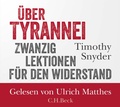Cover: &Uuml;ber Tyrannei - C.H.BECK