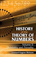 Cover: History of the Theory of Numbers, Volume I - Dover Publications