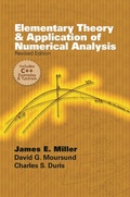 Cover: Elementary Theory and Application of Numerical Analysis - Dover Publications