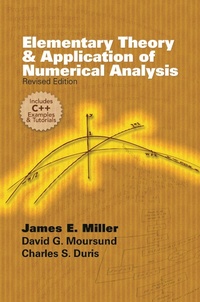 Enlarge image Cover: Elementary Theory and Application of Numerical Analysis - Dover Publications