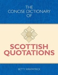 Cover: Concise Dictionary of Scottish Quotations - Crombie Jardine