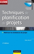 Cover: Techniques de planification de projets - 4&egrave;me &eacute;dition - Dunod