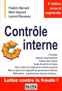 Enlarge image Cover: Contrôle interne - 4e éd. - Maxima