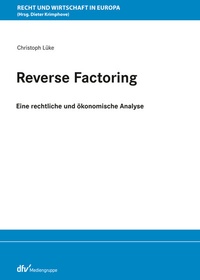 Abbildung von: Reverse Factoring - Fachmedien Recht und Wirtschaft