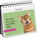 Cover: Postkartenkalender 2024: Du siehst aus, wie ich mich f&uuml;hle - Pattloch Geschenkbuch