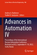 Cover: Advances in Automation IV - Springer
