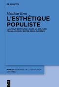 Cover: L'esth&eacute;tique populiste - De Gruyter