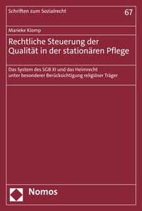 Abbildung von: Rechtliche Steuerung der Qualität in der stationären Pflege - Nomos
