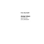 Cover: design leben - BoD - Books on Demand