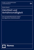Cover: Gleichheit und Verh&auml;ltnism&auml;&szlig;igkeit - Nomos