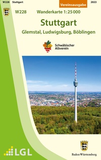 Abbildung von: W228 Stuttgart - Glemstal, Ludwigsburg, Böblingen - Schwäbischer Albverein
