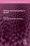 Cover: Writing and Censorship in Britain - Routledge
