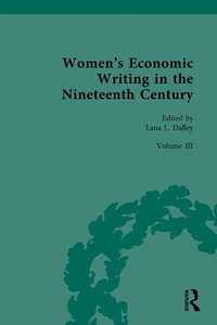 Bild: Women's Economic Writing in the Nineteenth Century - Routledge