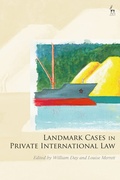 Cover: Landmark Cases in Private International Law - Hart Publishing