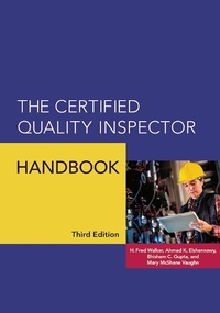 Abbildung von: The Certified Quality Inspector Handbook - ASQ Quality Press