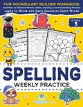 Cover: Spelling Weekly Practice for 3rd Grade - Scholastic Panda Education