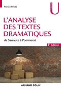 Cover: L'analyse des textes dramatiques - 3e &eacute;d. - Armand Colin