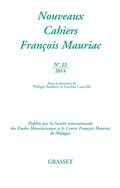 Cover: Nouveaux cahiers Fran&ccedil;ois Mauriac n&deg;22 - Grasset
