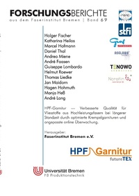 Enlarge image Cover: HPF-Garnitur - Forschungsberichte aus dem Faserinstitut Bremen