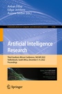 Cover: Artificial Intelligence Research - Springer