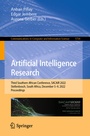 Cover: Artificial Intelligence Research - Springer