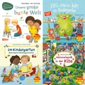 Cover: Maxi-Pixi-4er-Set 95: Neues aus dem Kindergarten (4x1 Exemplar) - Carlsen