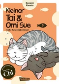Cover: Kleiner Tai & Omi Sue - S&uuml;&szlig;e Katzenabenteuer 5 - Carlsen Manga