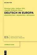 Cover: Deutsch in Europa - De Gruyter