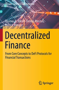 Enlarge image Cover: Decentralized Finance - Springer
